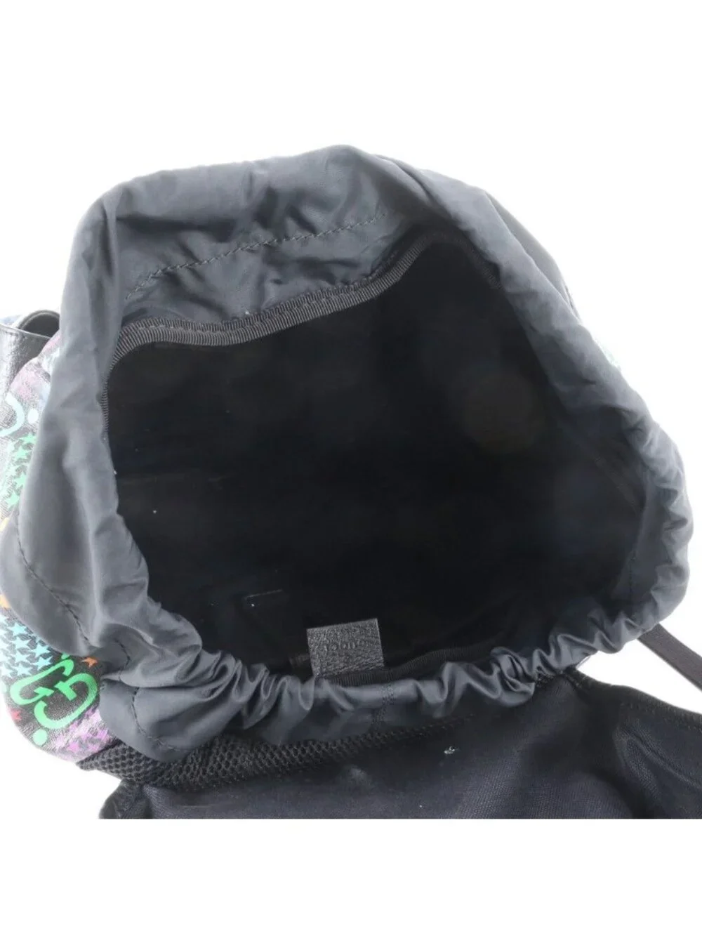 Gucci GG Psychedelic Leather Backpack Shoulder Bag Business
